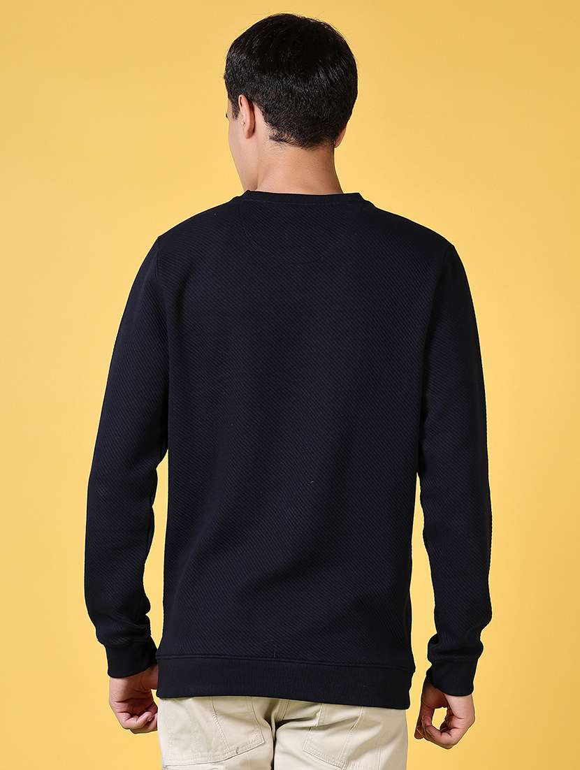 men solid long sleeve sweatshirt - 21641361 -  Standard Image - 3