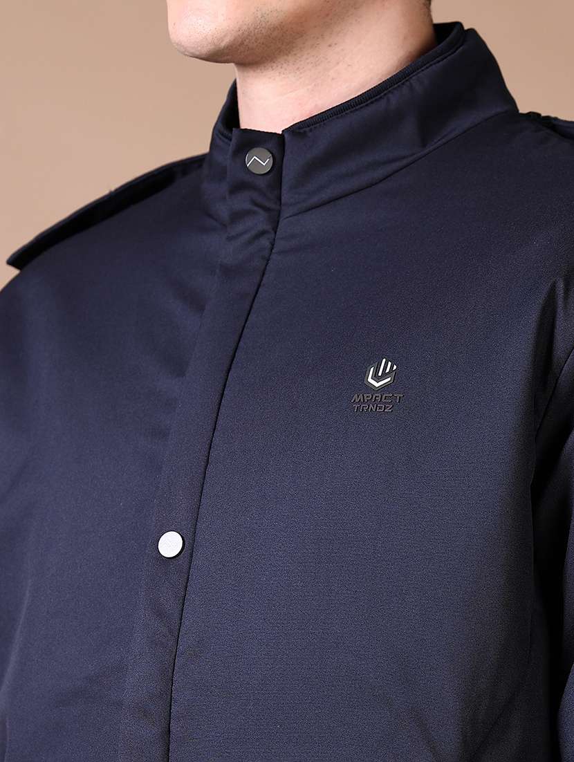 men solid long sleeve casual jacket - 21641375 -  Standard Image - 5