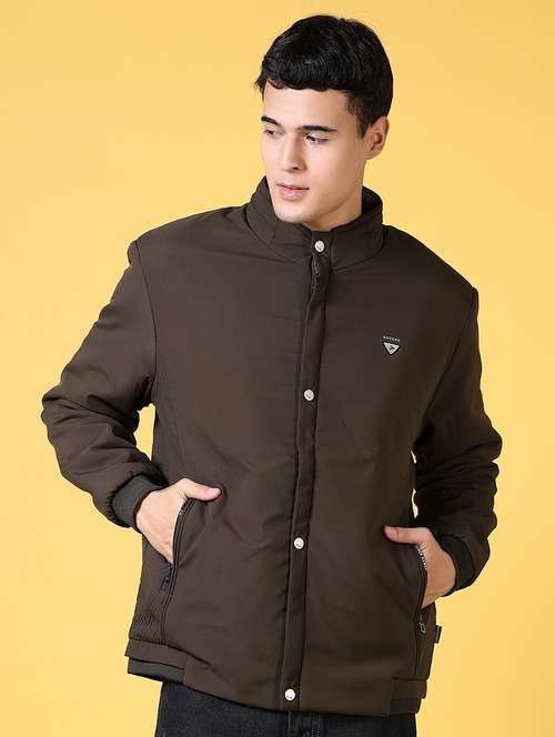 men solid long sleeve casual jacket - 21641378 -  Standard Image - 0