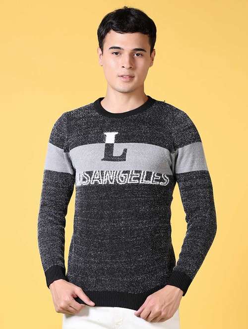 men long sleeves color block pullovers - 21641437 -  Standard Image - 0