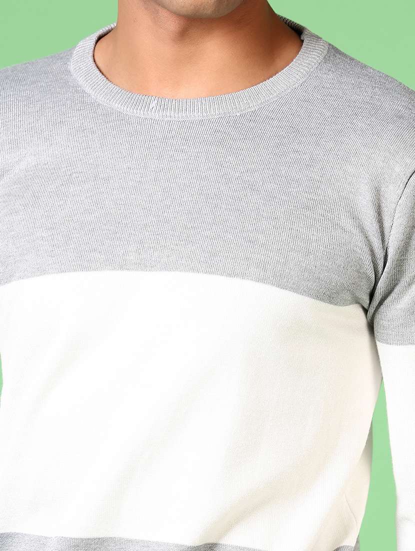 men long sleeves color block pullovers - 21641439 -  Standard Image - 5