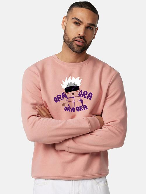 men front print regular fit sweatshirt - 21641552 - Standard Image - 0