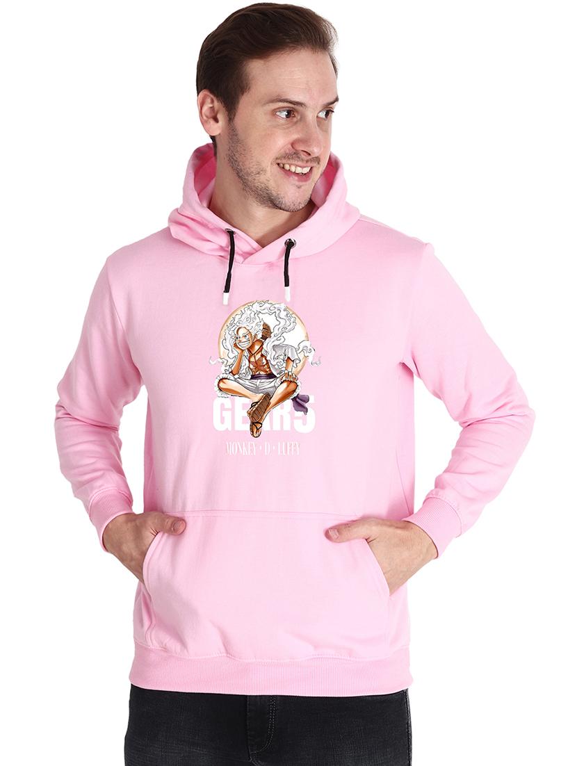 men front print regular fit hooded sweatshirt - 21641557 - Zoom Image - 0