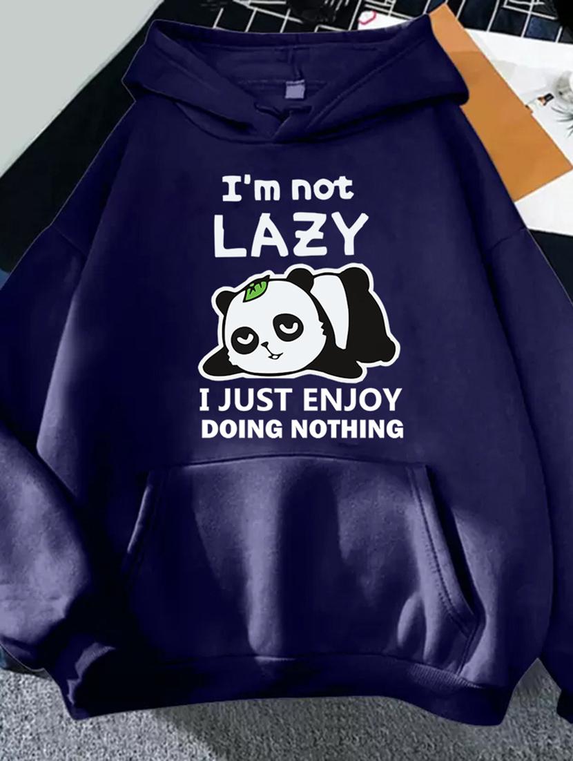men front print hooded sweatshirt - 21641594 - Zoom Image - 0