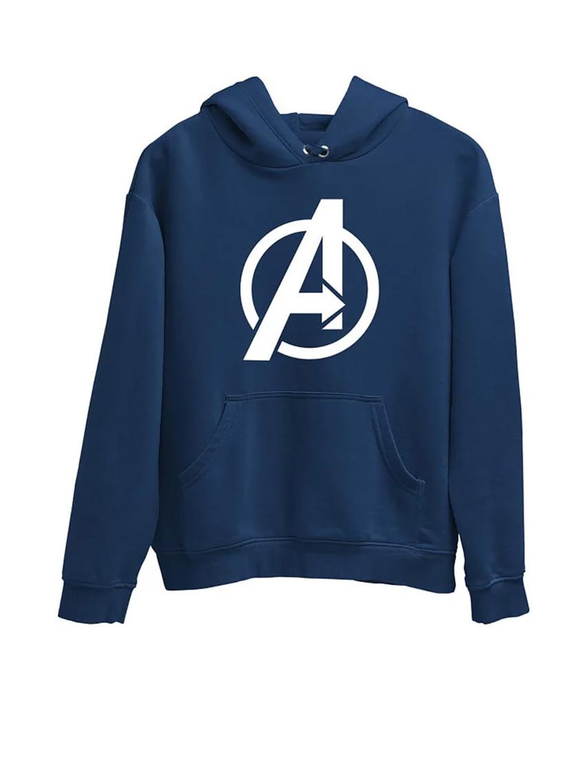 men regular fit printed hood neck sweatshirt - 21641612 -  Zoom Image - 0