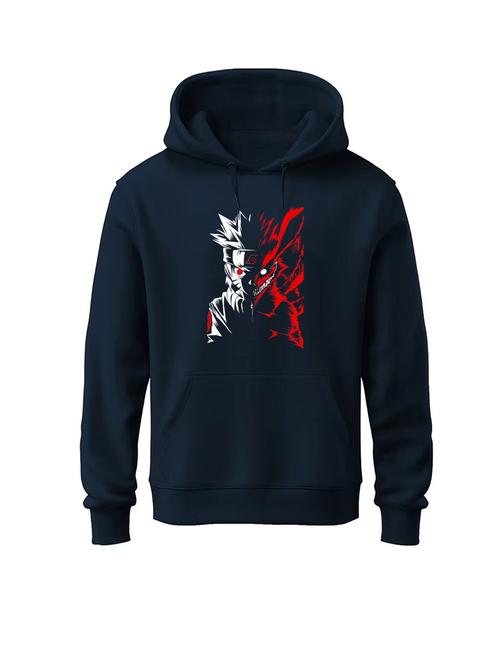 men regular fit printed hood neck sweatshirt - 21641625 - Standard Image - 0