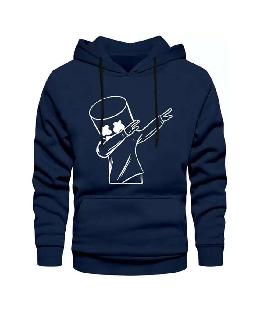 men regular fit printed hood neck sweatshirt - 21641640 -  Zoom Image - 0