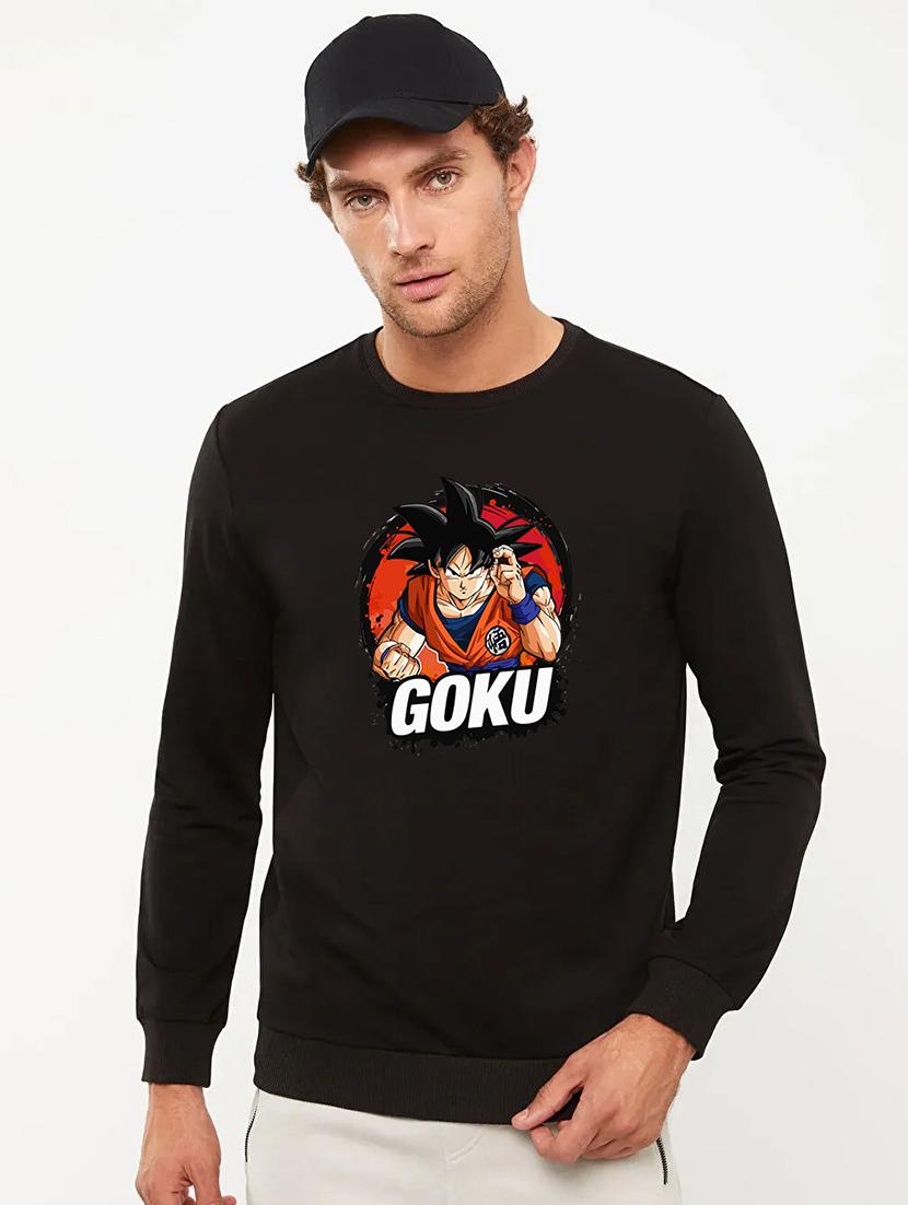men regular fit printed round neck sweatshirt - 21641646 - Zoom Image - 0