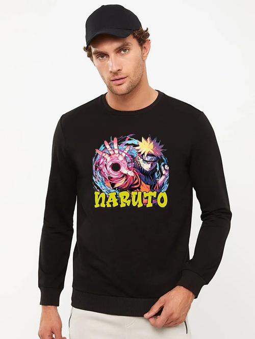 men front print crew neck sweatshirt - 21641711 -  Standard Image - 0