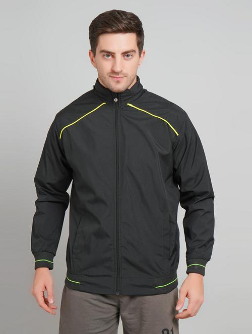 men solid long sleeve casual jacket - 21642261 -  Standard Image - 0