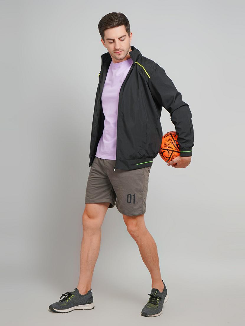 men solid long sleeve casual jacket - 21642261 - Standard Image - 3