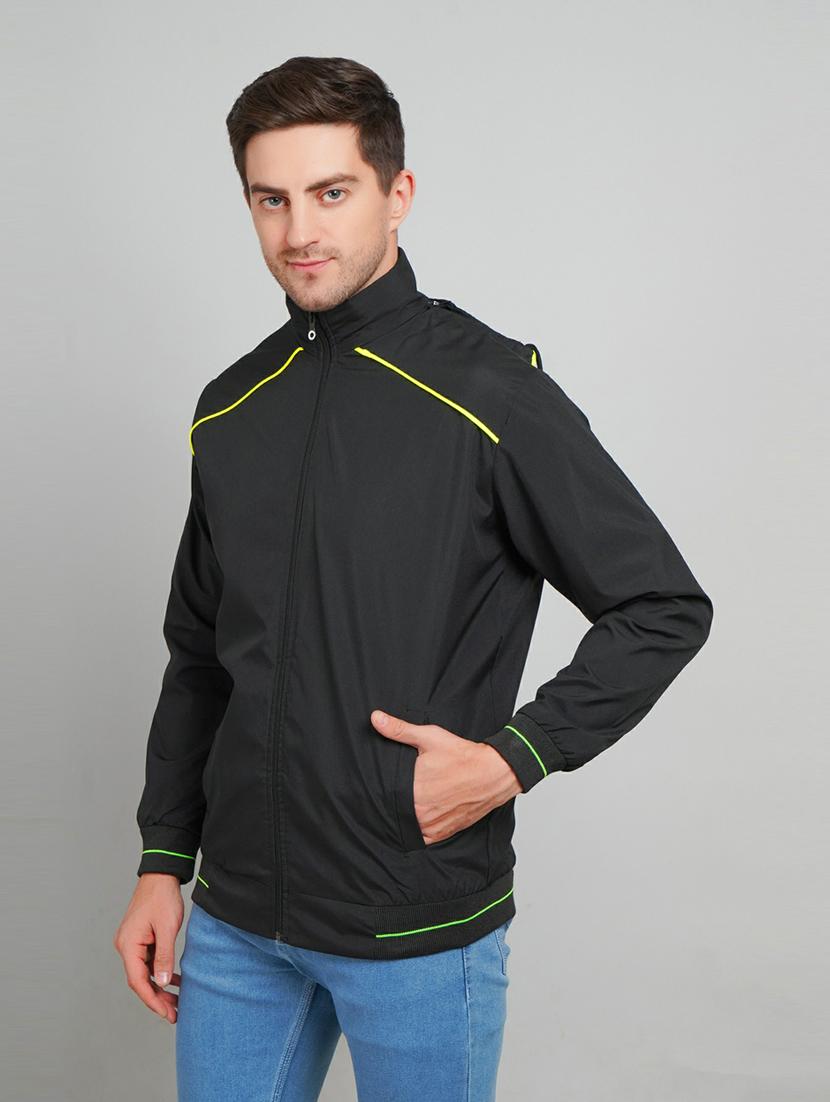 men solid long sleeve casual jacket - 21642264 - Zoom Image - 0