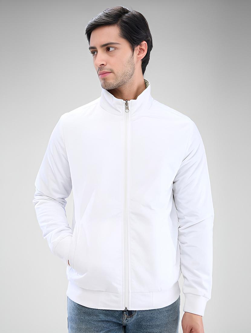 men solid long sleeve casual jacket - 21642284 -  Zoom Image - 0