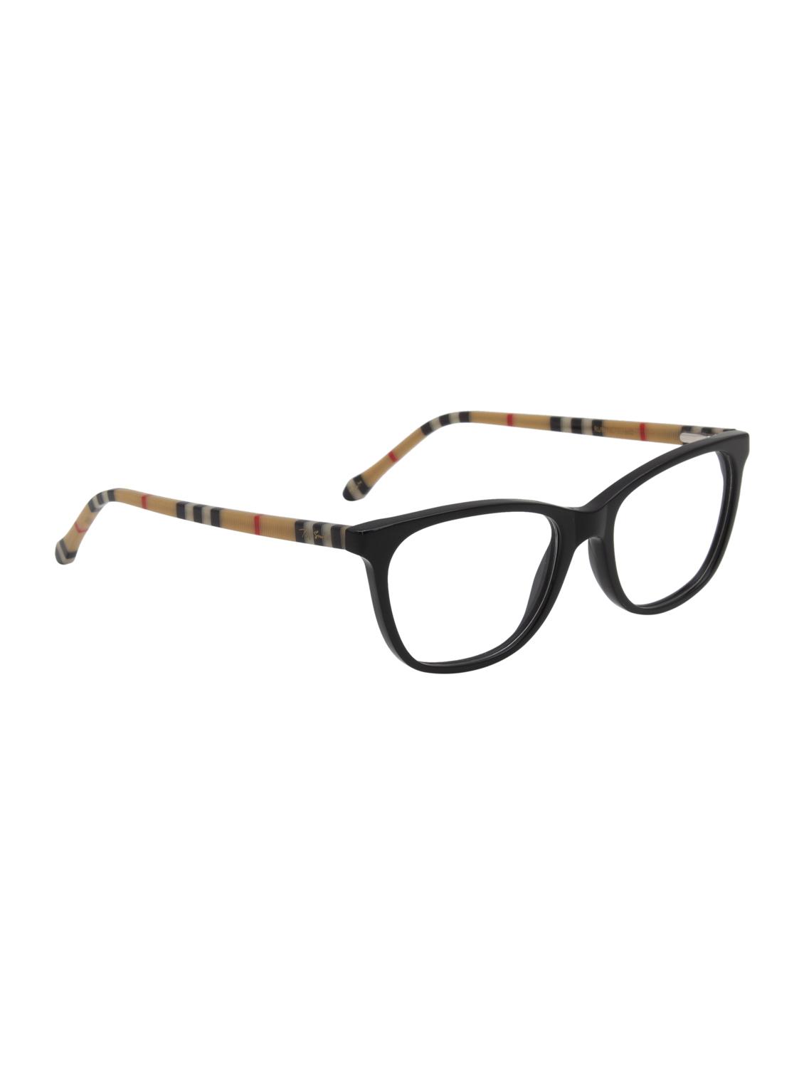 ted smith cat-eye black acetate spectacles frame for mens and womens - 21642414 - Standard Image - 3