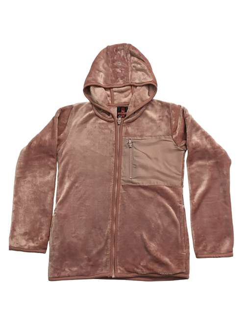 girls brown plain long sleeve sweatshirt - 21642437 - Standard Image - 0