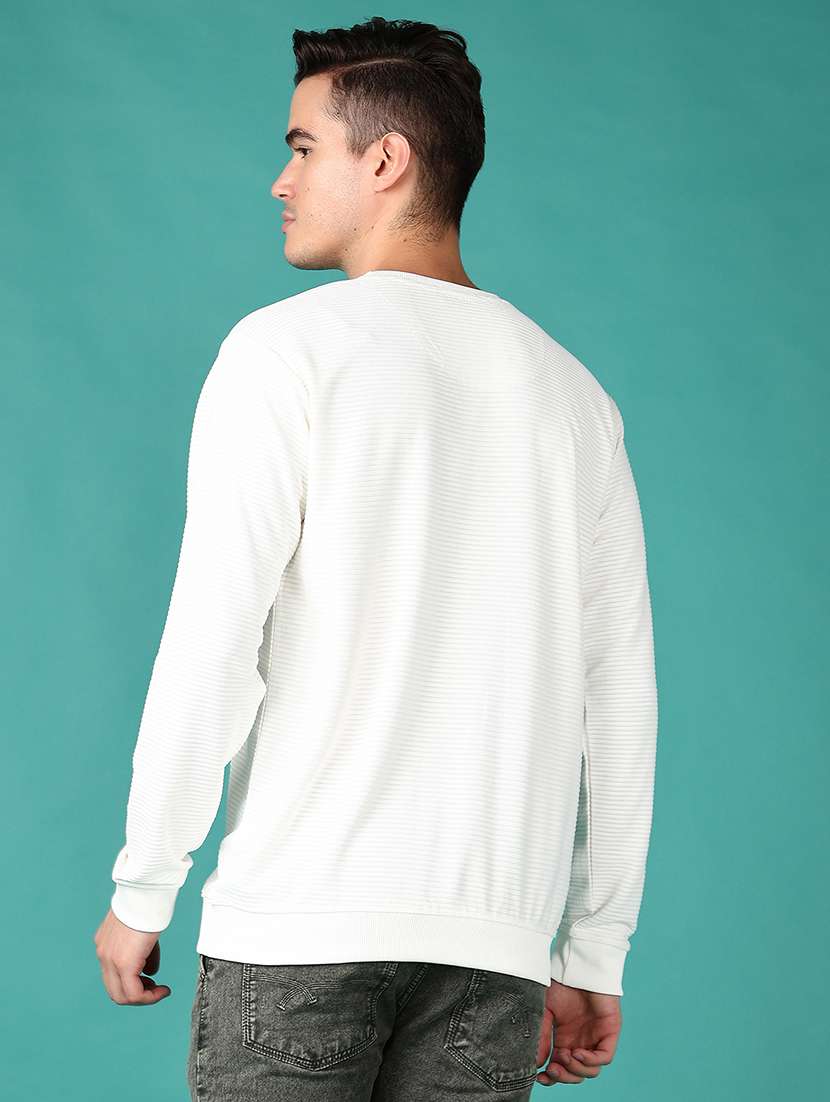 men regular fit solid long sleeve sweatshirt - 21642550 -  Standard Image - 3