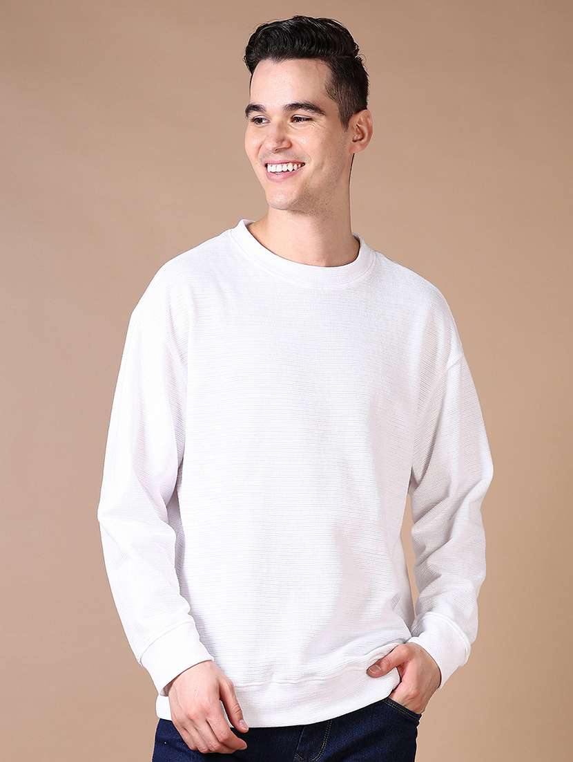 men long sleeve regular fit sweatshirt