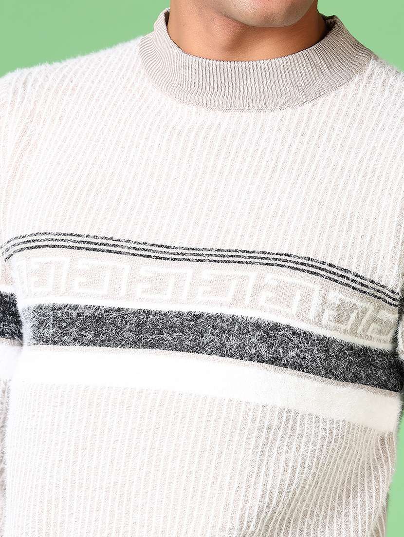 men long sleeves color block pullover - 21642664 -  Standard Image - 5