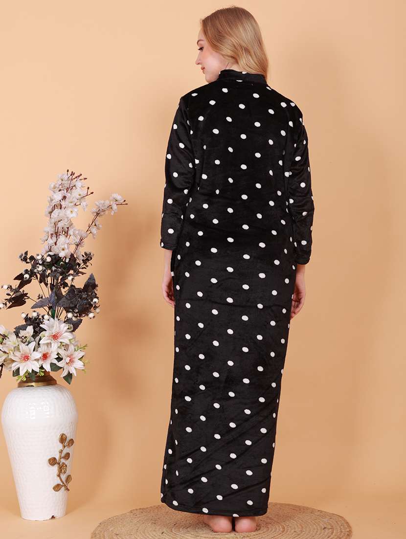 black wool nighty sleepshirts & - 21643082 -  Standard Image - 3