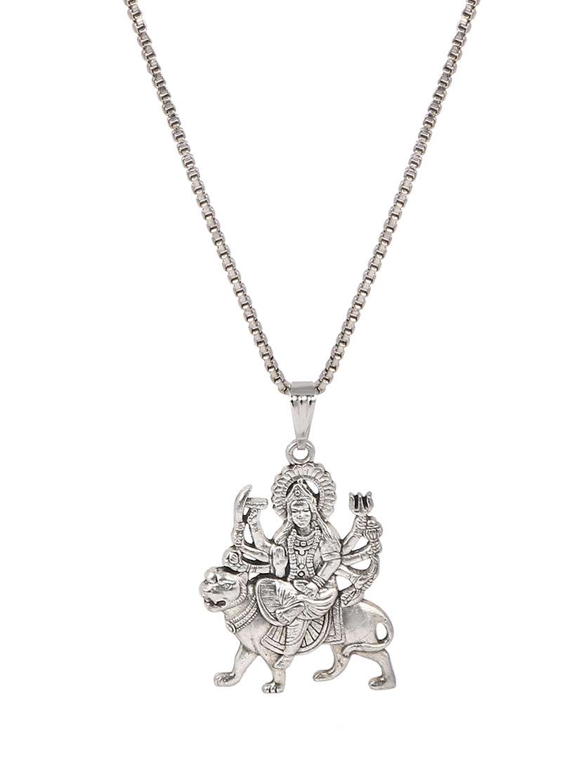 men sacred idol pendant with chain