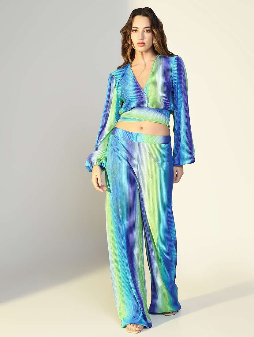 women printed top and trouser co-ord set - 21643267 -  Zoom Image - 0