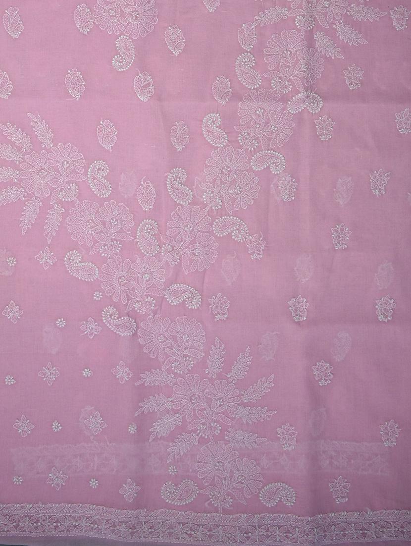 women chikankari work unstitched suit set - 21643588 - Standard Image - 3