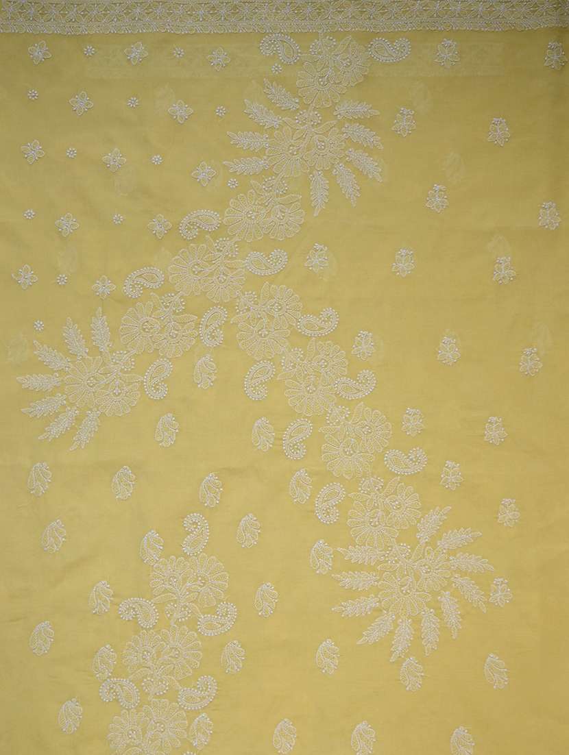 women chikankari work unstitched suit set - 21643589 -  Standard Image - 3