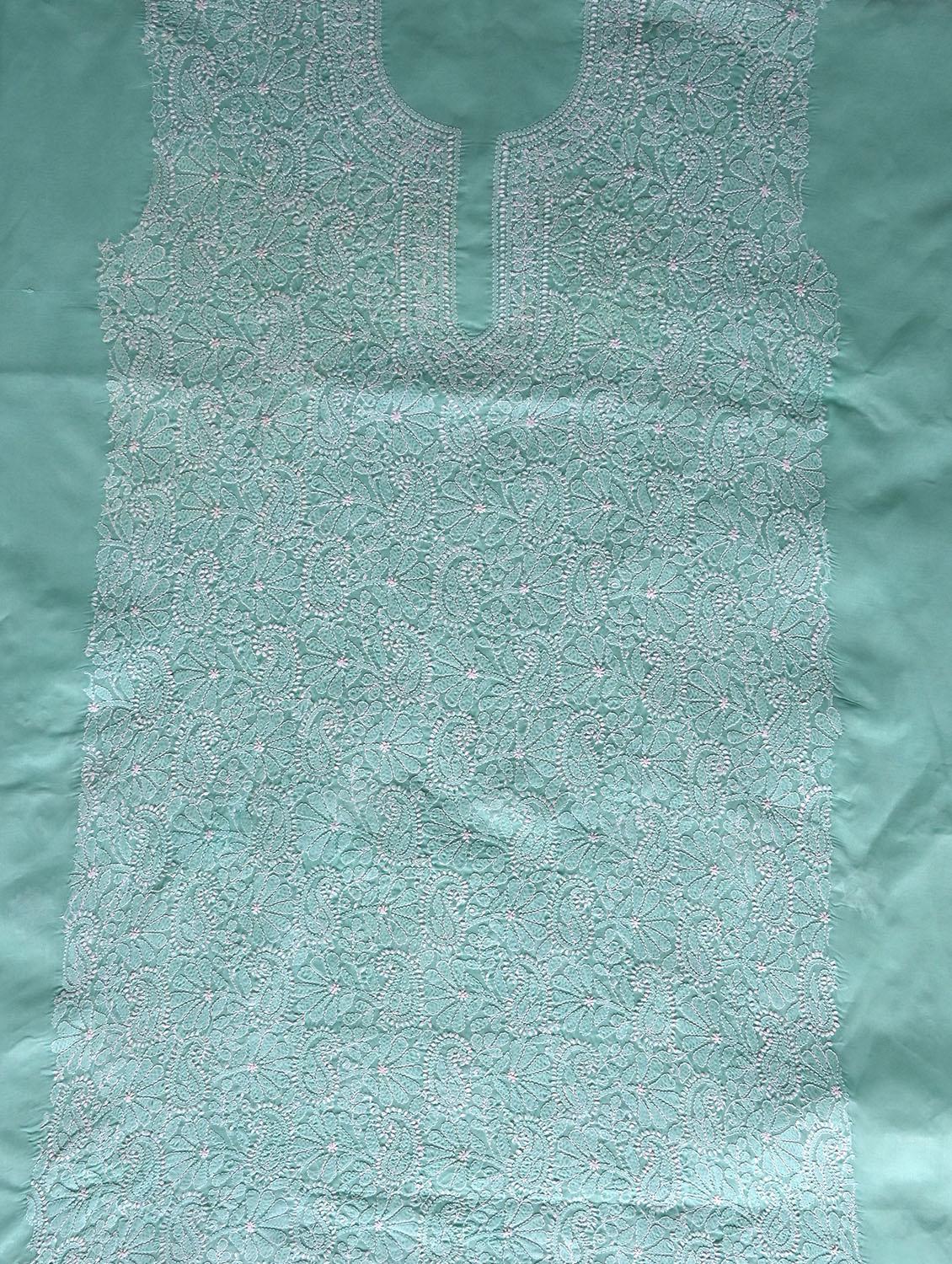 women chikankari work unstitched suit set - 21643599 - Standard Image - 3