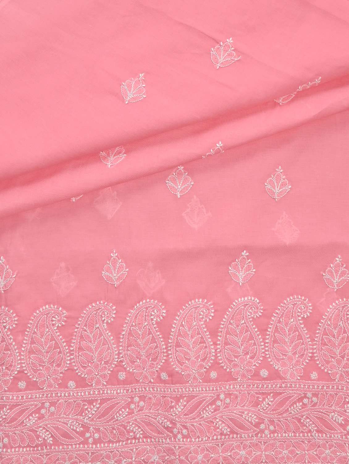 women chikankari work unstitched suit set - 21643610 - Standard Image - 3