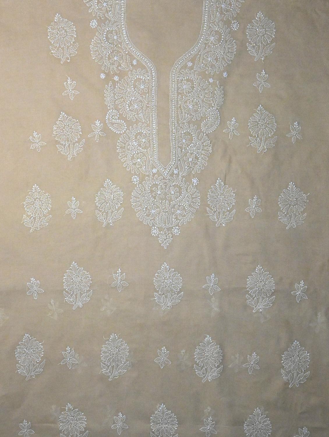 women chikankari work unstitched suit set - 21643617 - Standard Image - 3