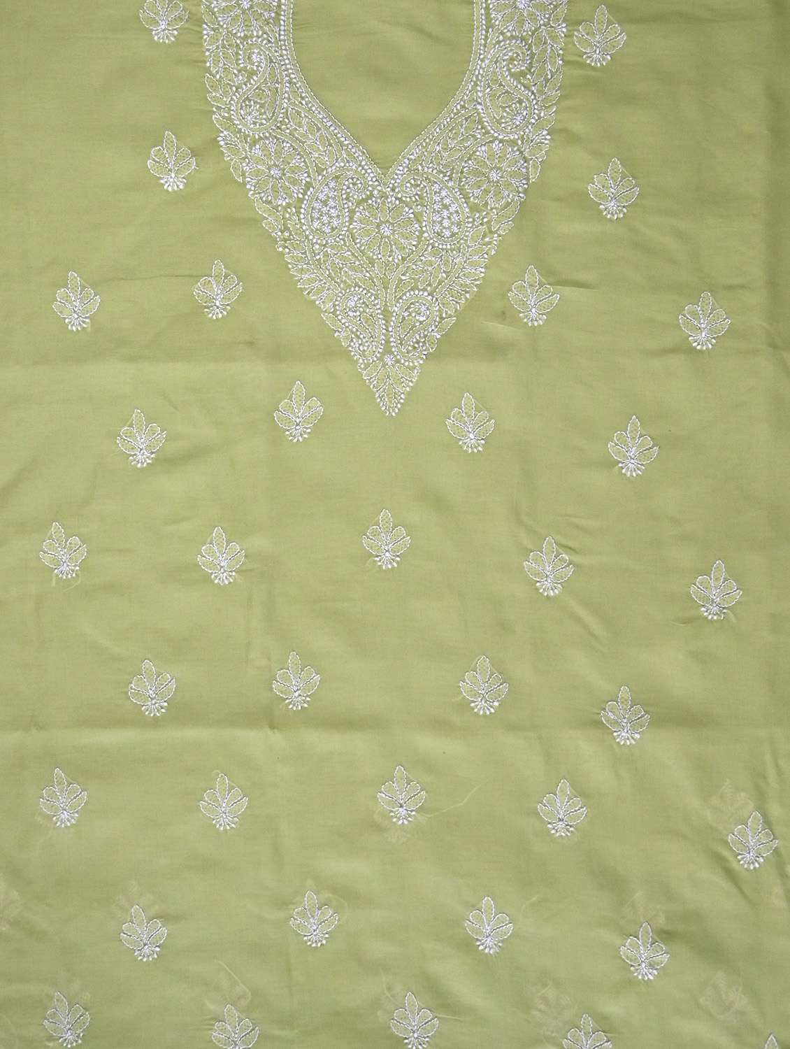 women chikankari work unstitched suit set - 21643621 - Standard Image - 3