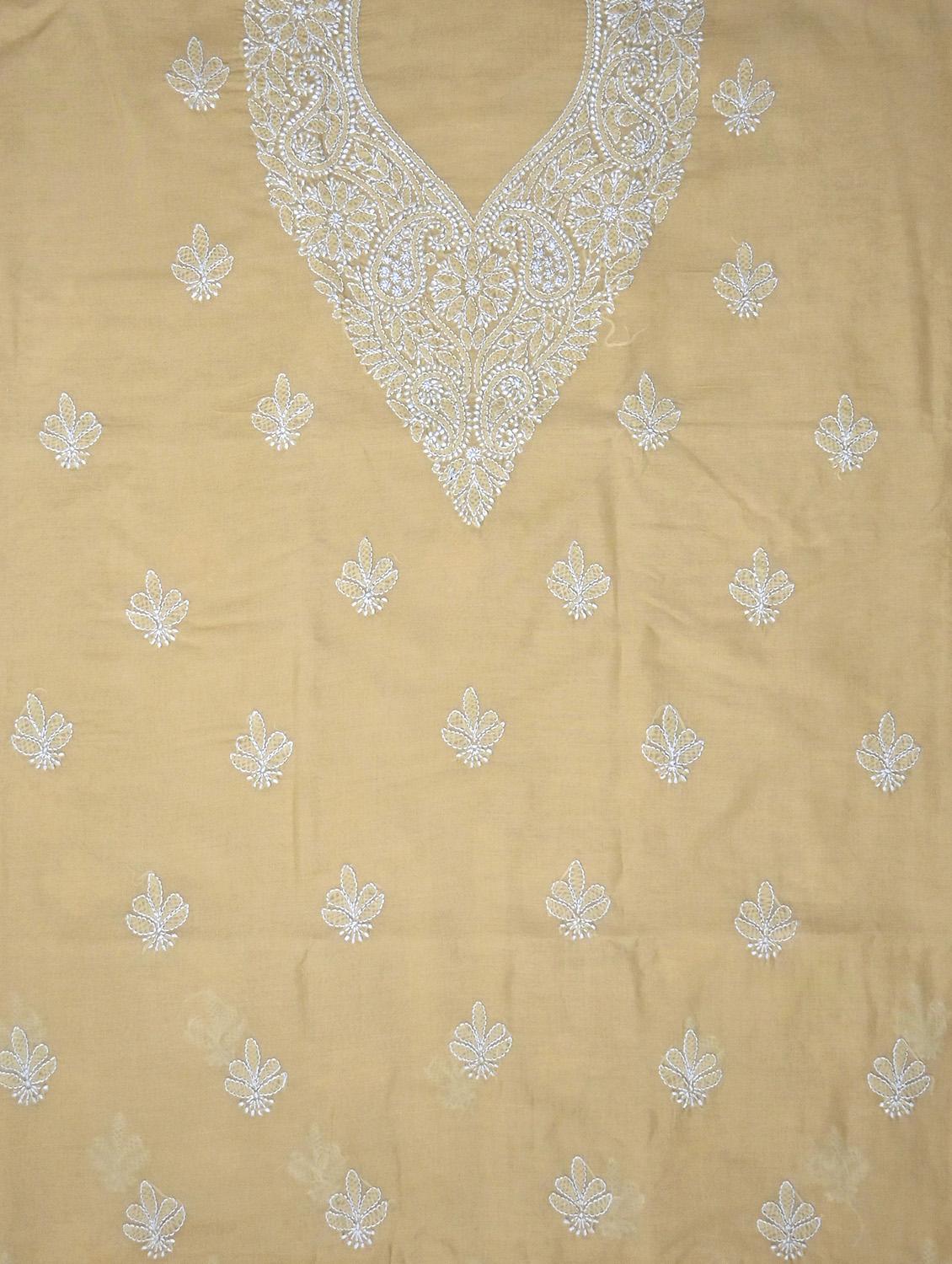 women chikankari work unstitched suit set - 21643622 - Standard Image - 3