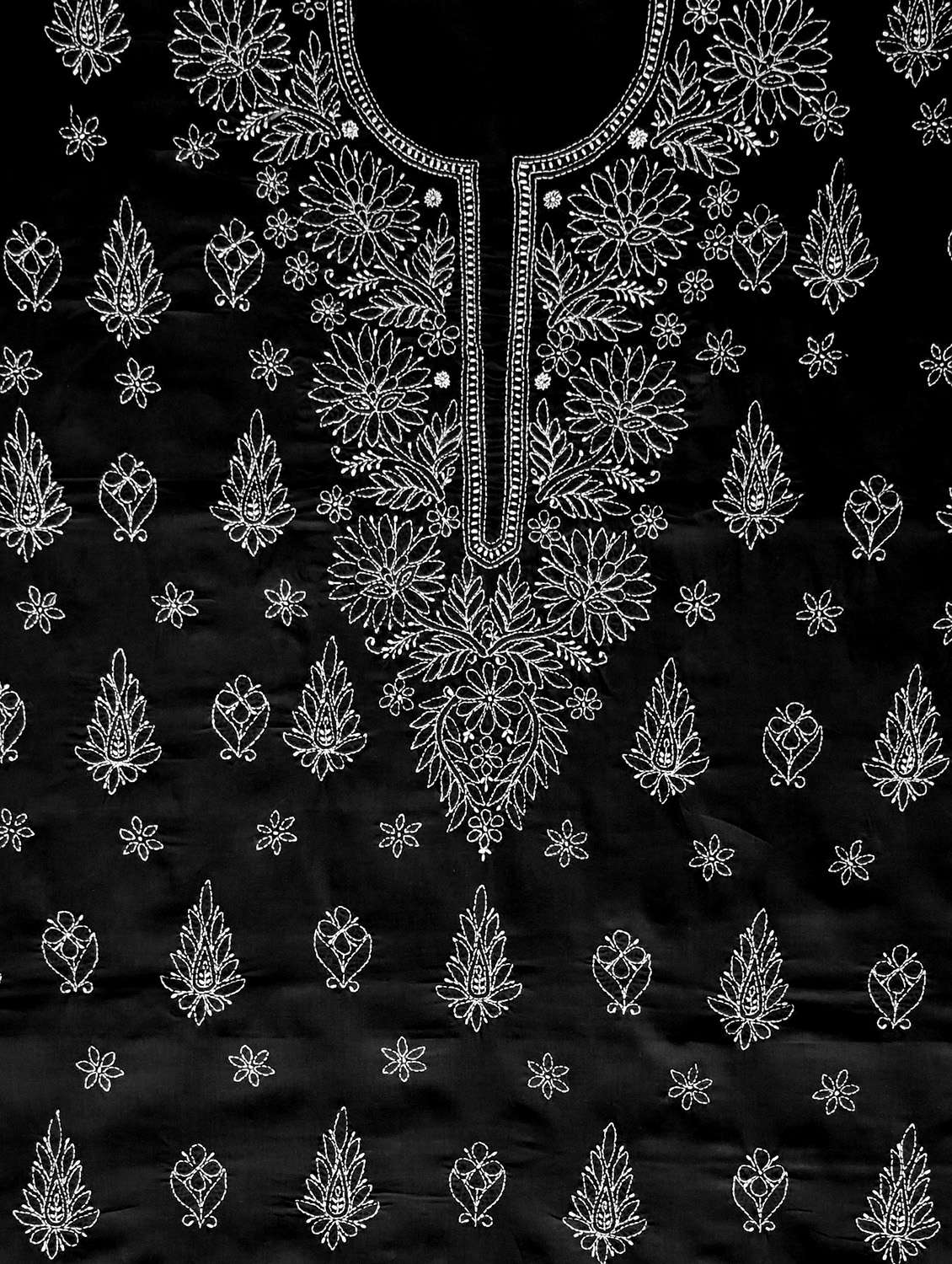 women chikankari work unstitched suit set - 21643624 - Standard Image - 3