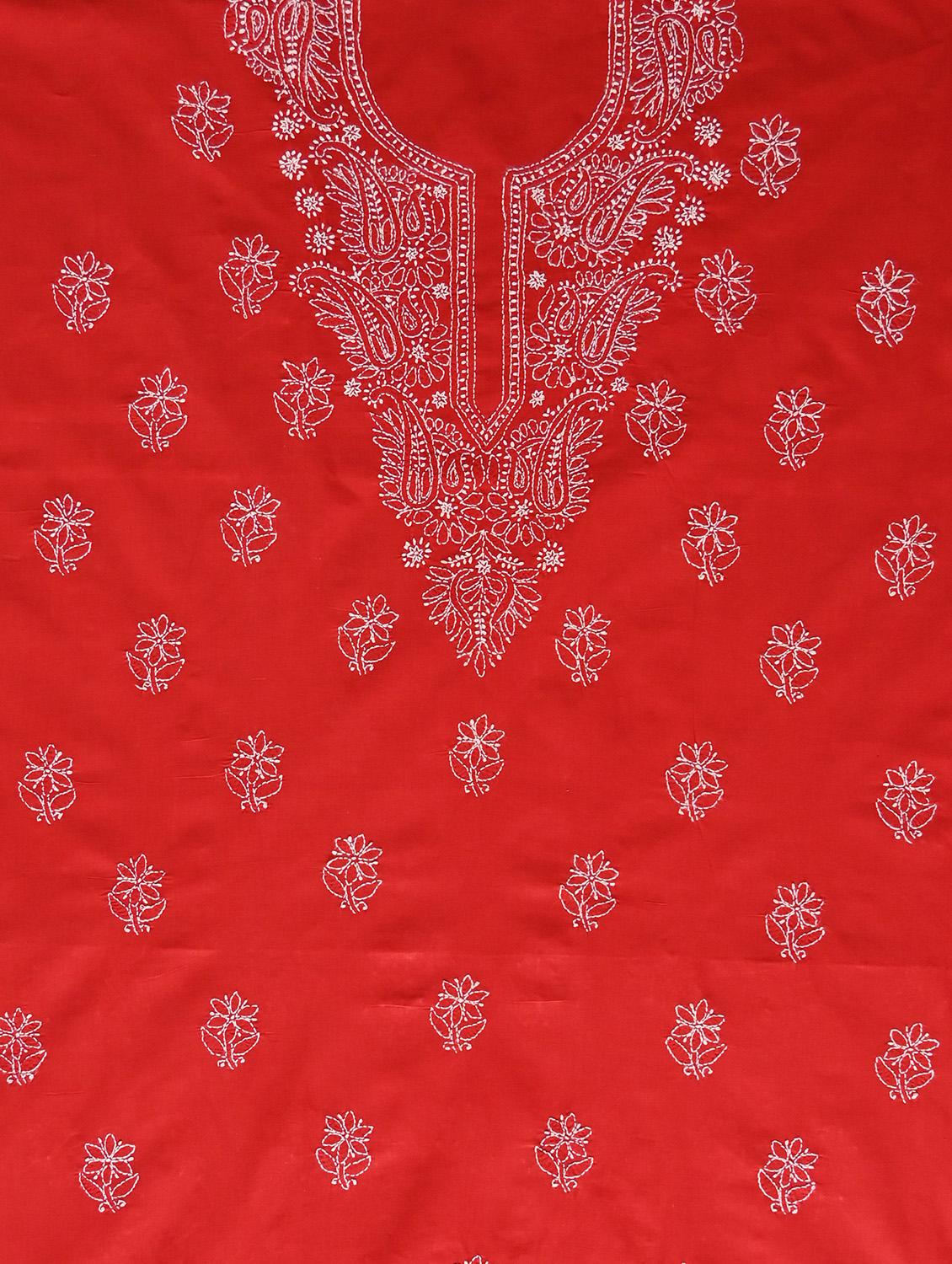 women chikankari work unstitched suit set - 21643632 - Standard Image - 3