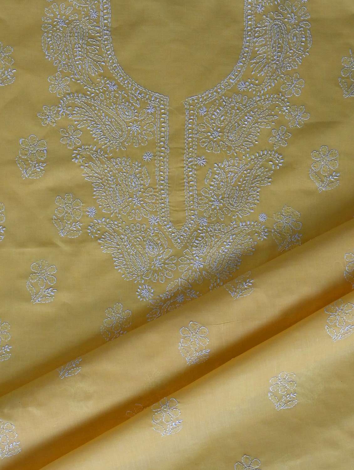women chikankari work unstitched suit set - 21643635 - Standard Image - 3