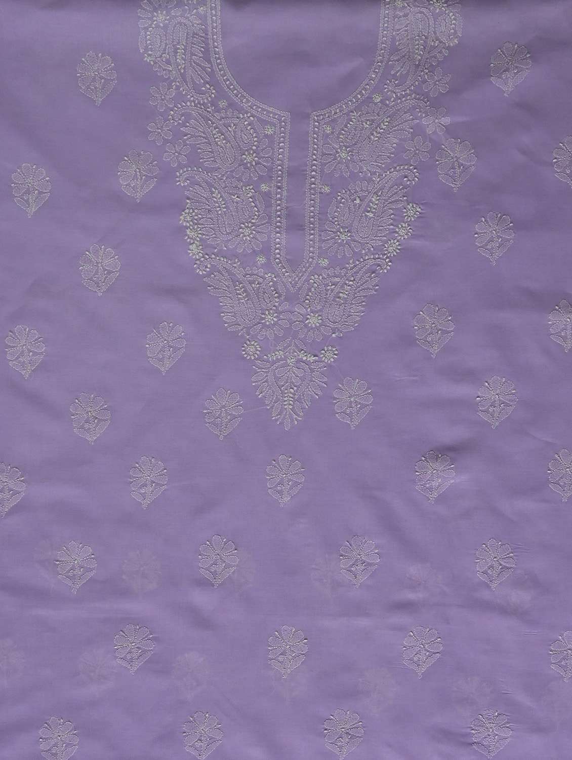 women chikankari work unstitched suit set - 21643636 - Standard Image - 3