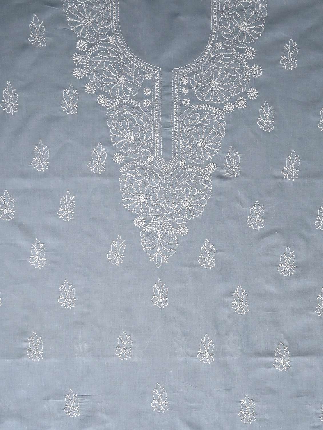 women chikankari work unstitched suit set - 21643660 -  Standard Image - 3