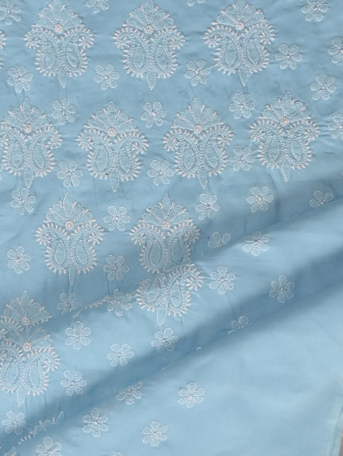 women chikankari work unstitched suit set - 21643661 - Standard Image - 3