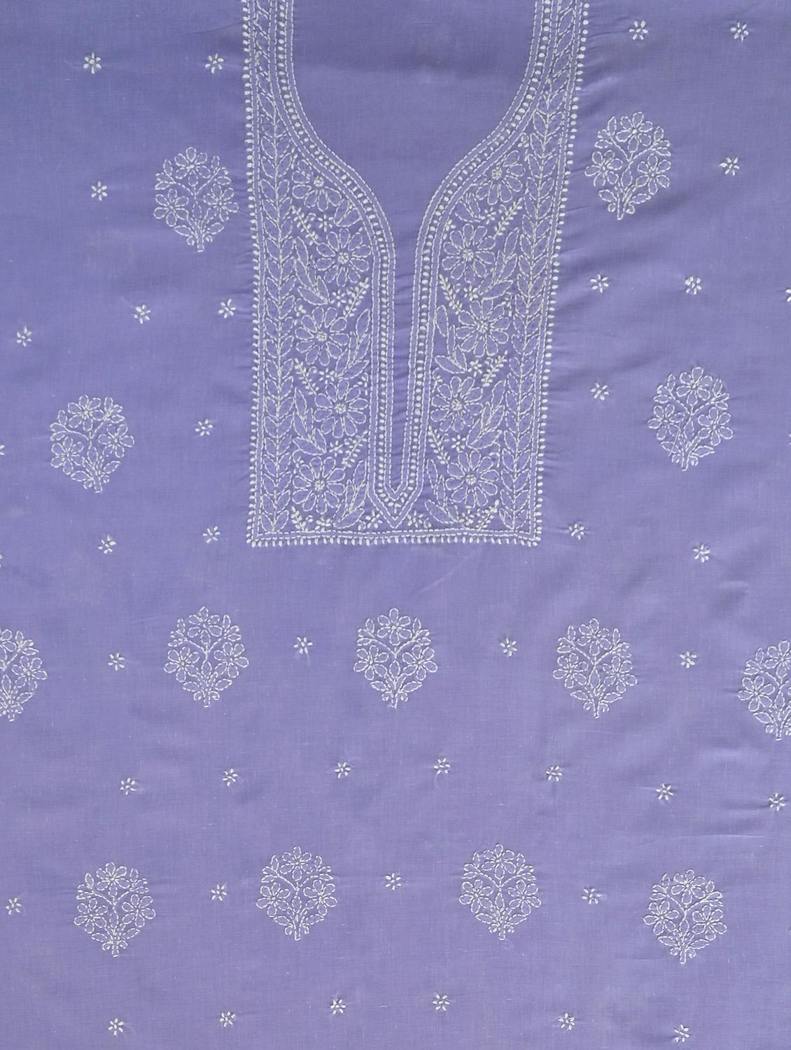 women chikankari work unstitched suit set - 21643675 - Standard Image - 3