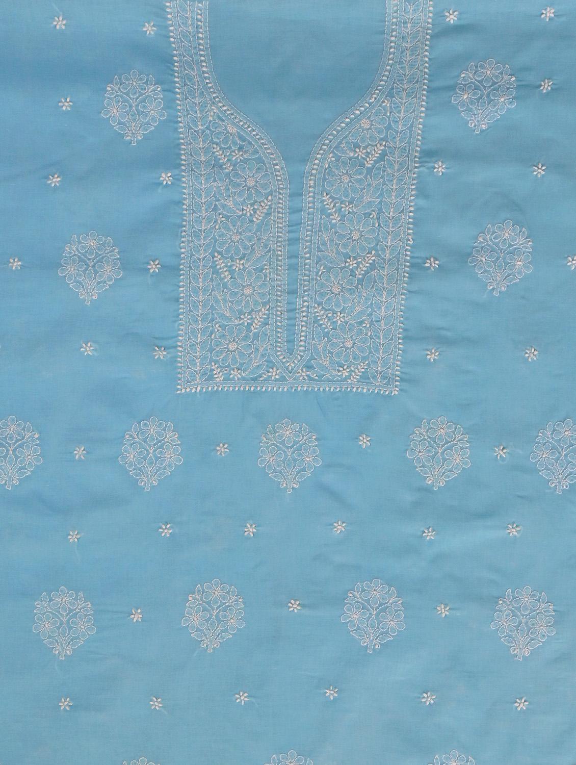 women chikankari work unstitched suit set - 21643679 - Standard Image - 3