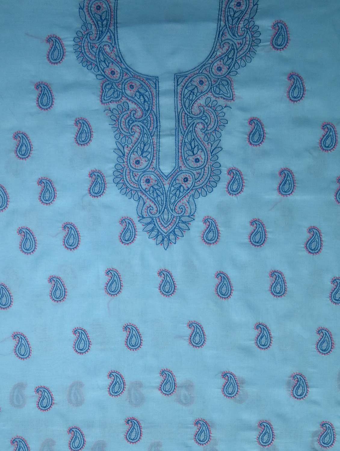 women chikankari work unstitched suit set - 21643681 - Standard Image - 3