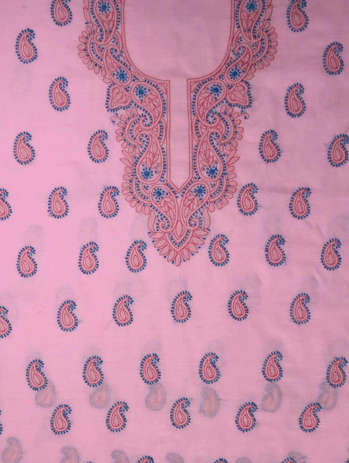 women chikankari work unstitched suit set - 21643684 - Standard Image - 3
