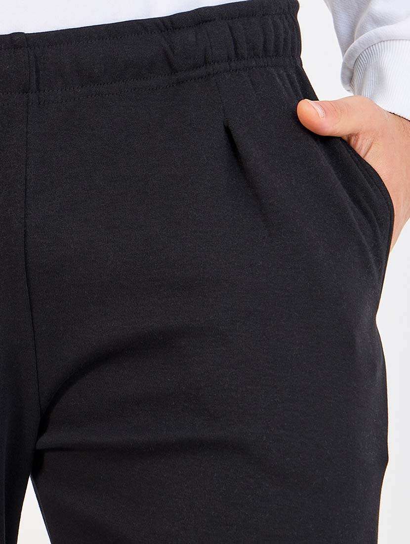 men mid rise solid ankle length track pant - 21643849 -  Standard Image - 3