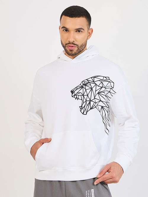 men long sleeves placement print sweatshirt - 21643924 -  Standard Image - 0