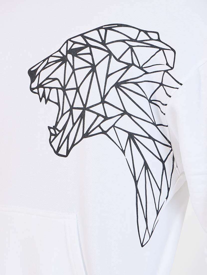 men long sleeves placement print sweatshirt - 21643924 -  Standard Image - 3