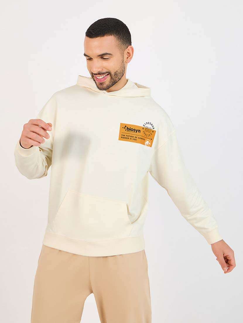 men long sleeves front & back print sweatshirt - 21643929 -  Zoom Image - 0