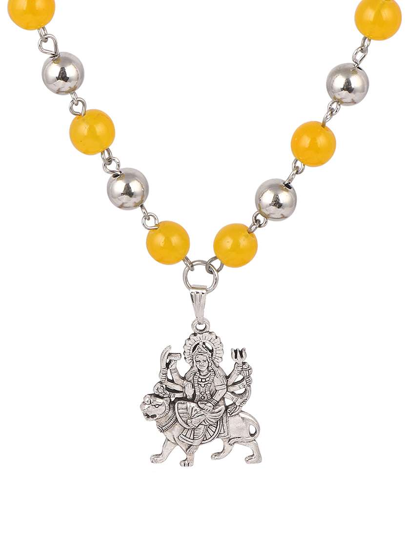 men sacred idol pendant with chain