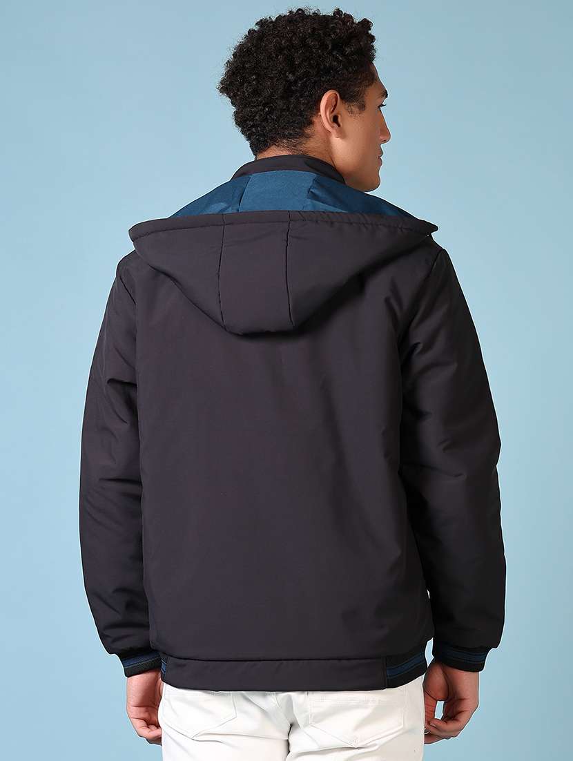 men long sleeves reversible bomber jacket - 21644097 -  Standard Image - 3