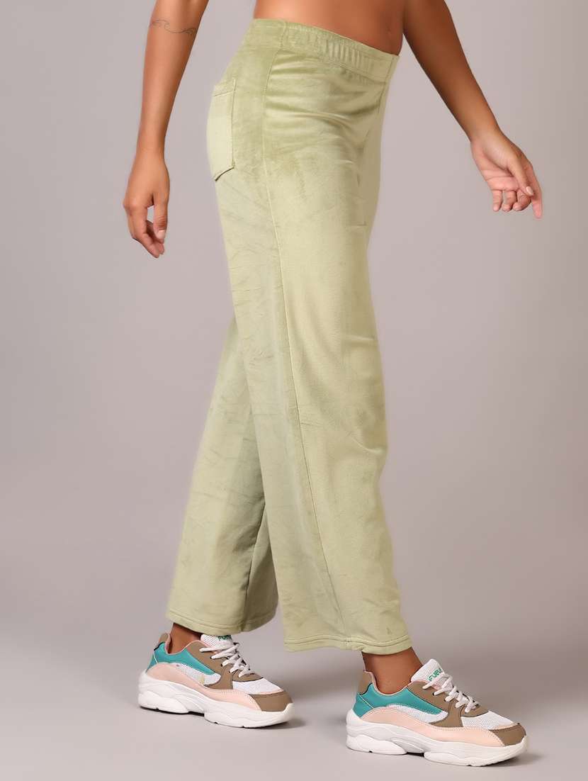 women solid mid rise straight trouser - 21644104 - Standard Image - 5