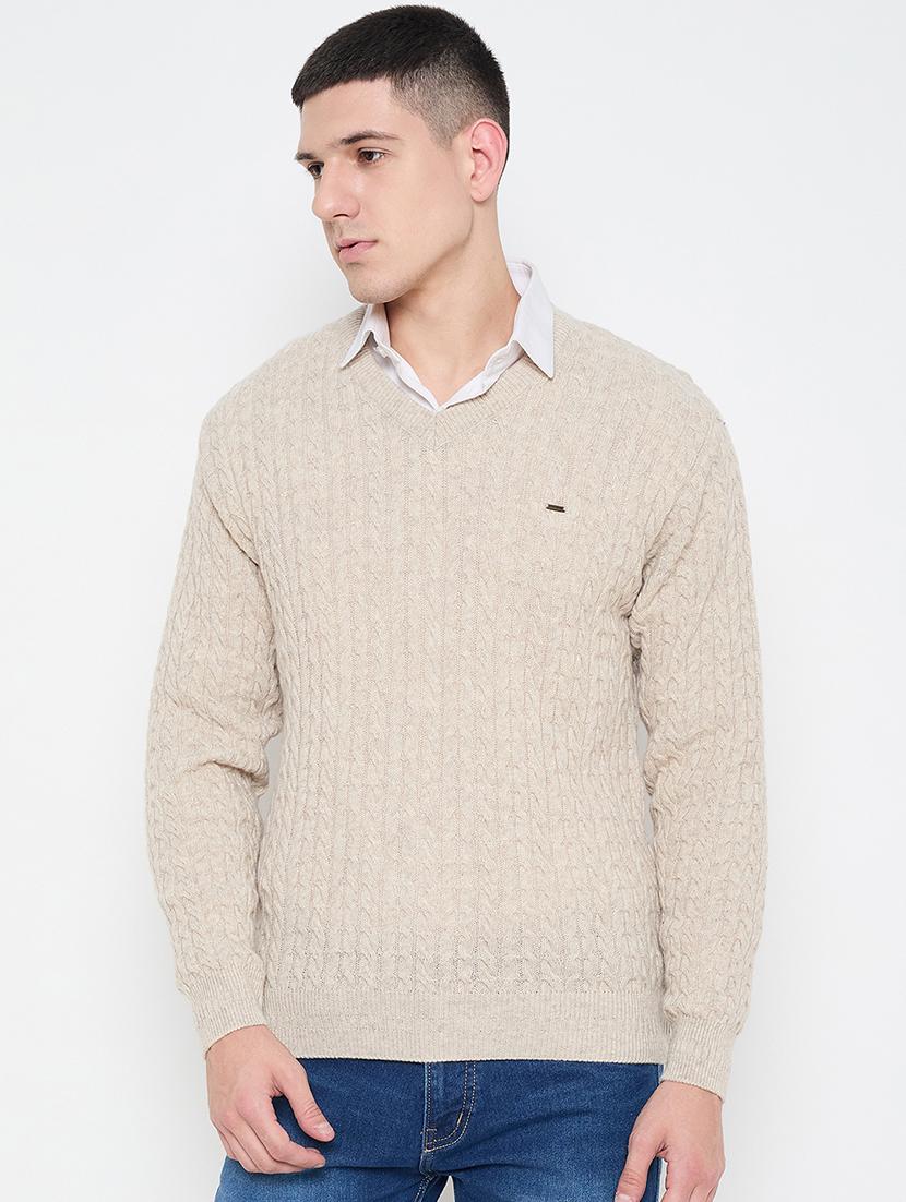 men self design long sleeves pullover - 21644374 - Zoom Image - 0